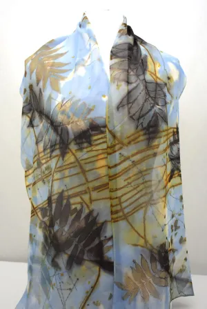 14 x 68 Hand Dyed Silk Scarf