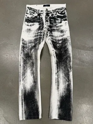 2000s Versus Versace printed jeans