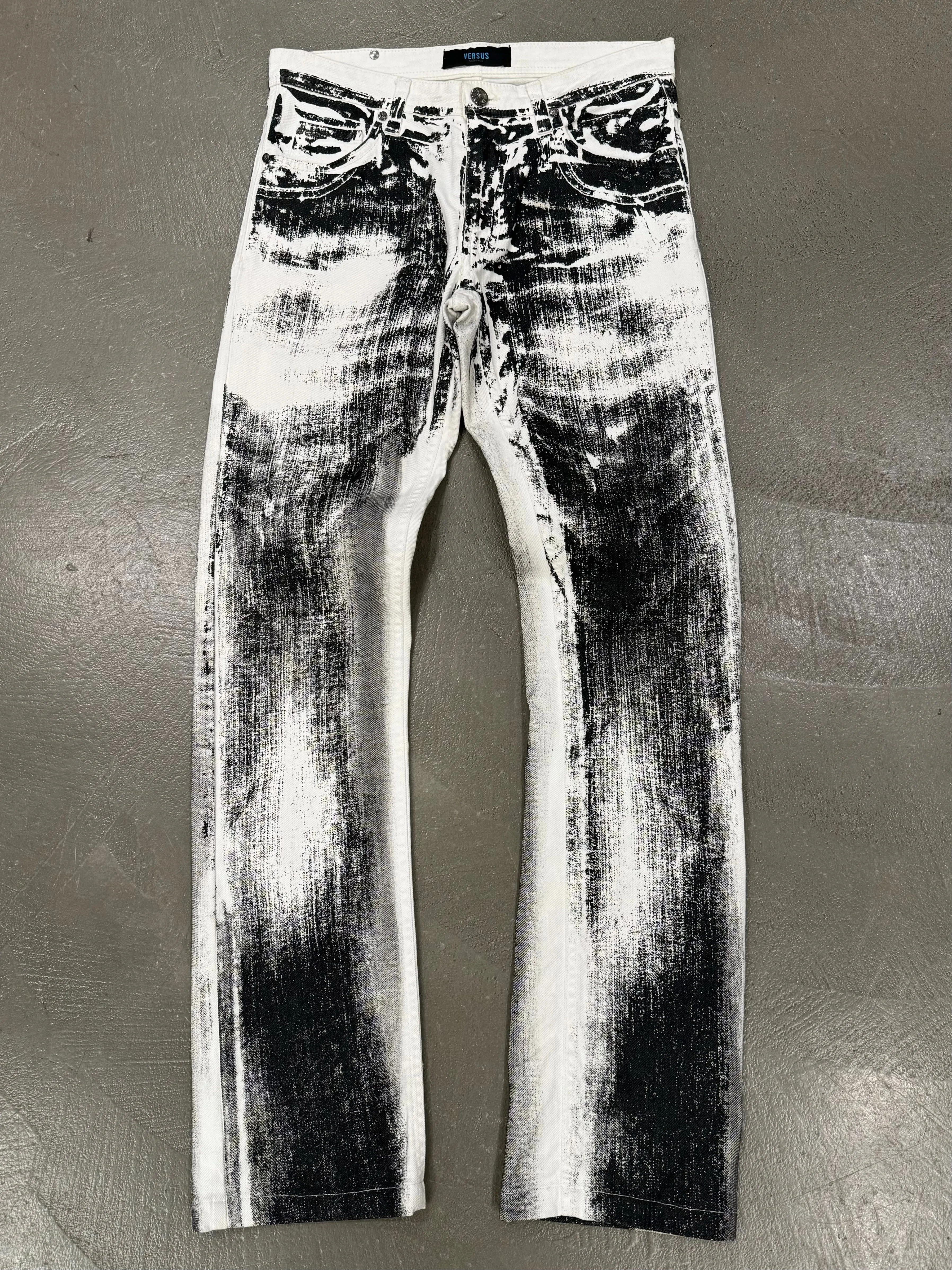 2000s Versus Versace printed jeans