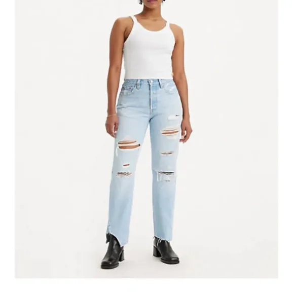 501 Levi’s Ripped Jeans