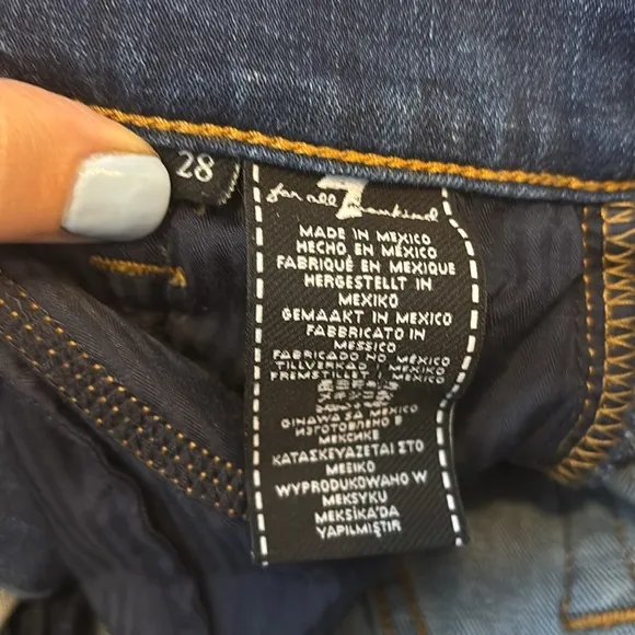 7 for All Mankind Ankle Skinny Jeans