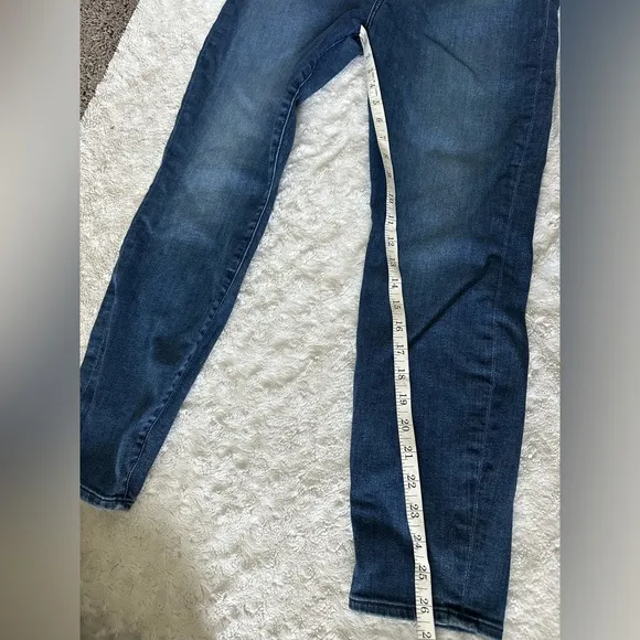 7 FOR ALL MANKIND Blair The High Waist Ankle Skinny Button Fly Jeans