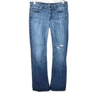 7 For All Mankind Flynt Straight Distressed Jeans