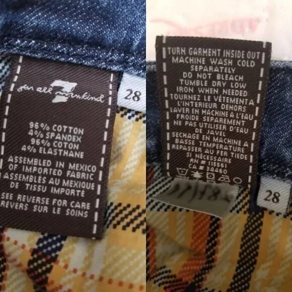 7 For All Mankind Flynt Straight Distressed Jeans