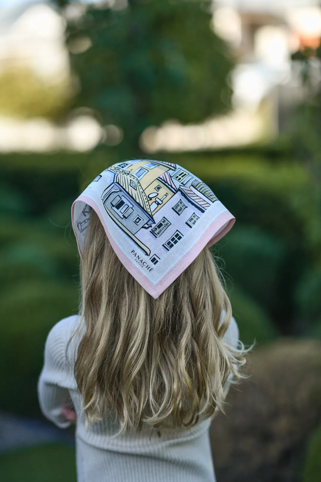 A city Life In Pale Pink