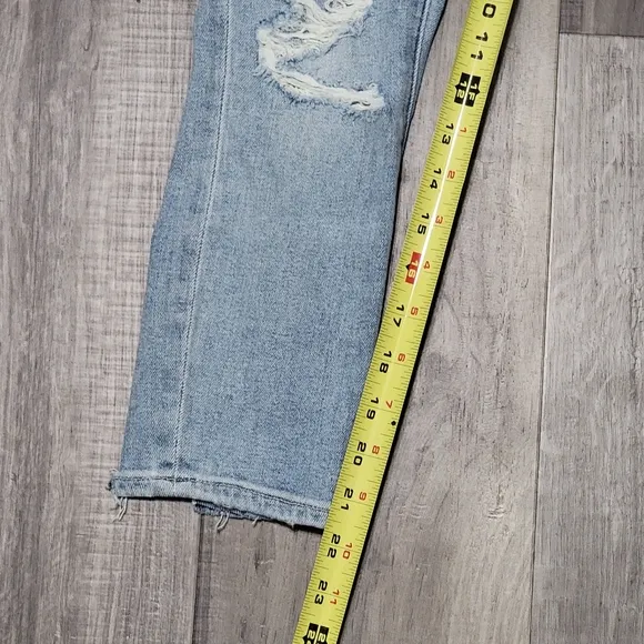 Abercrombie &amp; Fitch High Rise Super Skinny Ankle Jeans Extra Short