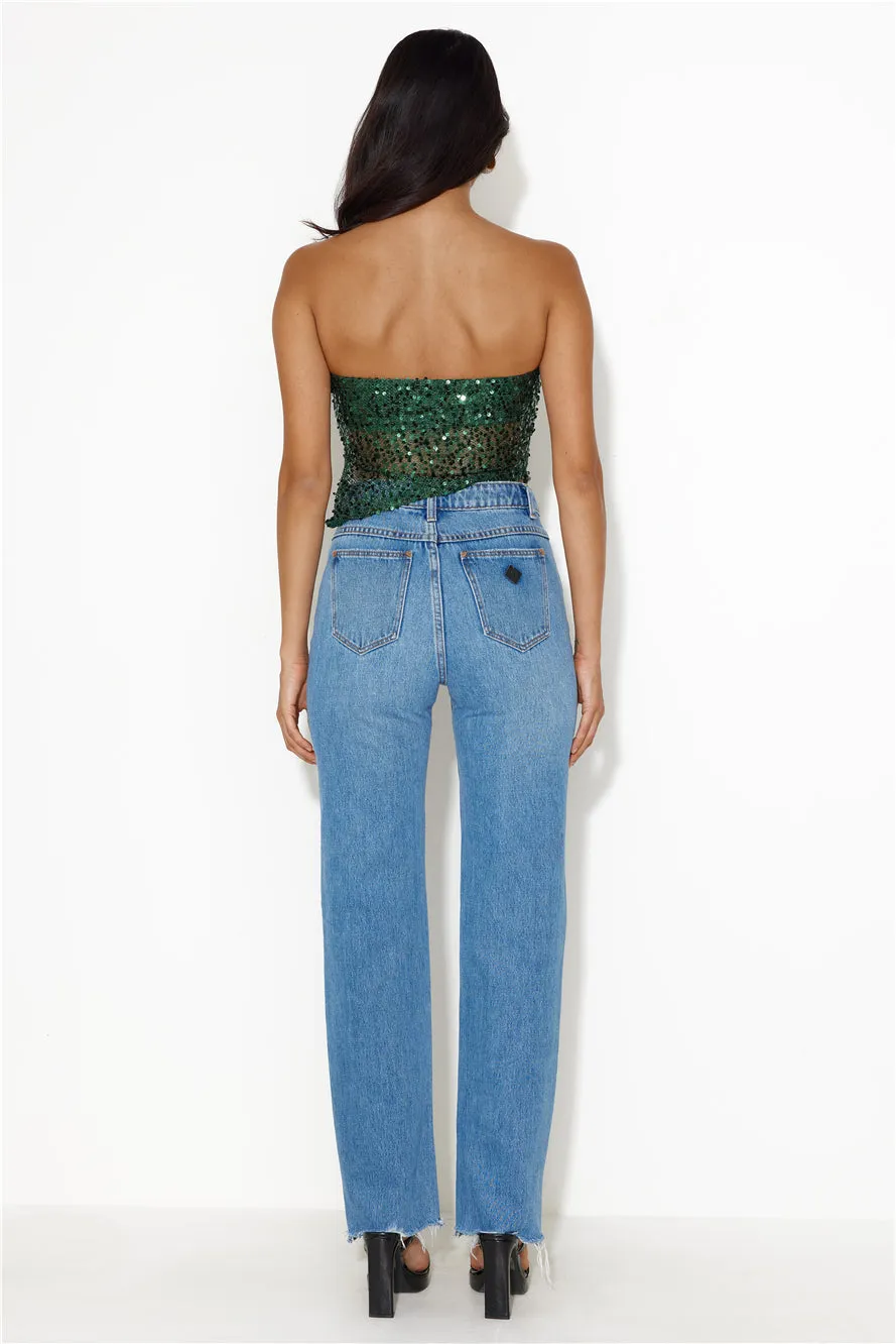 ABRAND 94 High Straight Karla Jeans Vintage Blue
