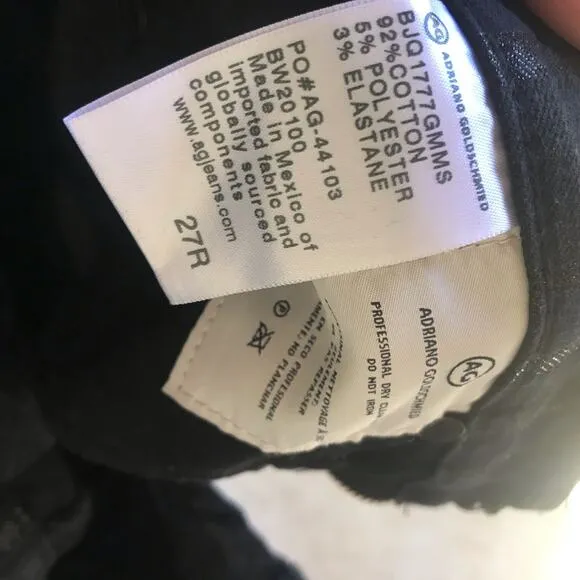 Adriano Goldschmied Farrah High Rise Skinny Ankle Striped Jeans Women’s Size 27R