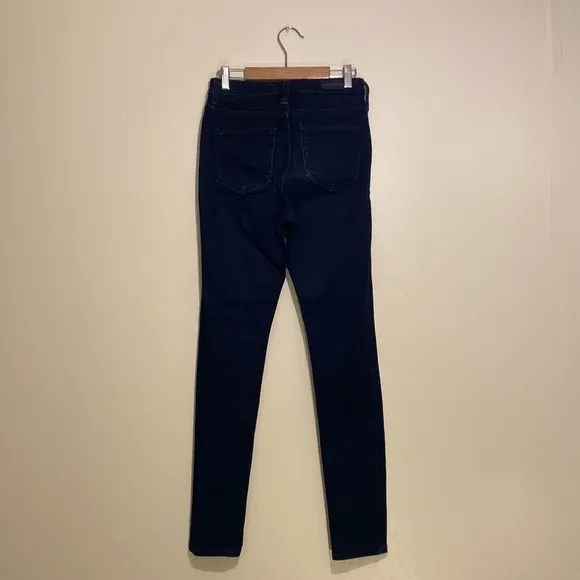 Adriano Goldsmith The Mila super Hight Rise Skinny blue denim jeans . Size 25