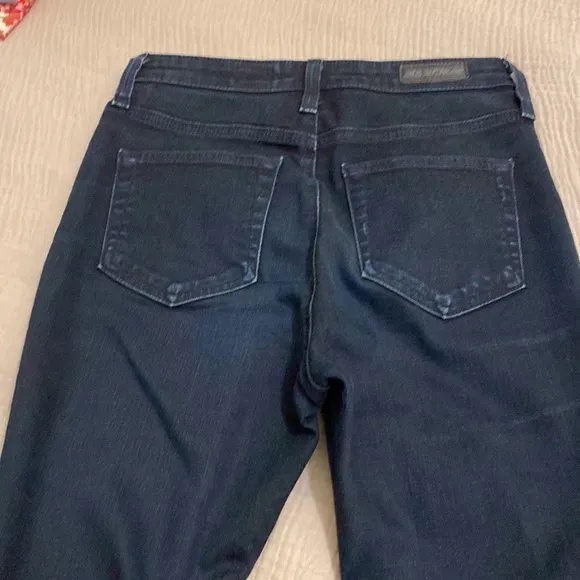 Adriano Goldsmith The Mila super Hight Rise Skinny blue denim jeans . Size 25