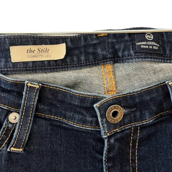 AG Adriano Goldschmied Stilt Cigarette Jeans, Size 28