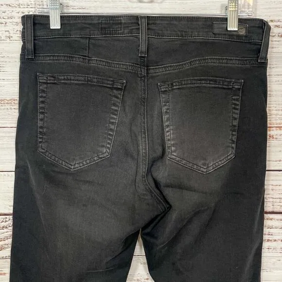 AG Jeans Farrah Black Skinny Ankle Jeans, EUC, Size 29, MSRP $228