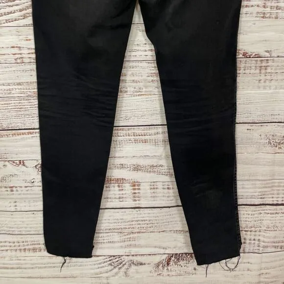 AG Jeans Farrah Black Skinny Ankle Jeans, EUC, Size 29, MSRP $228