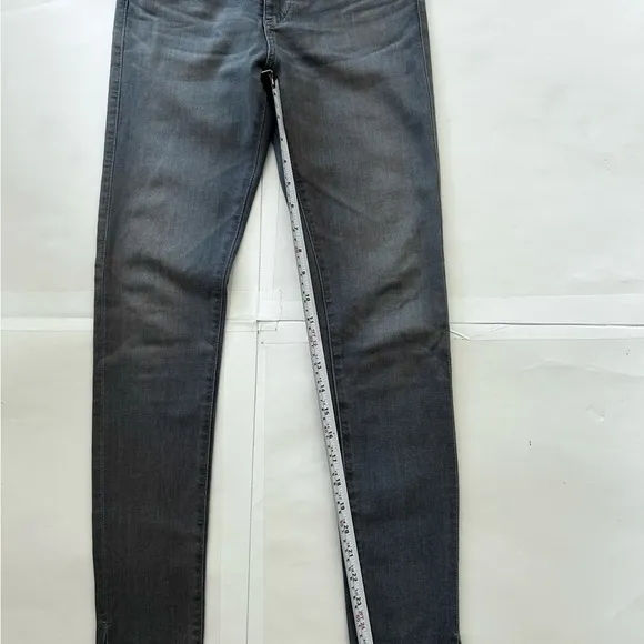 AG Jeans Women's Grey The Farrah Skinny High-rise Jeans