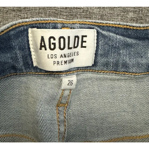AGOLDE Distressed Ripped Sophie Skinny Jeans A003 B-843 Size 26