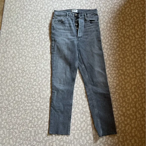 AGOLDE grey Nico high‎ rise jeans