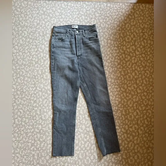 AGOLDE grey Nico high‎ rise jeans