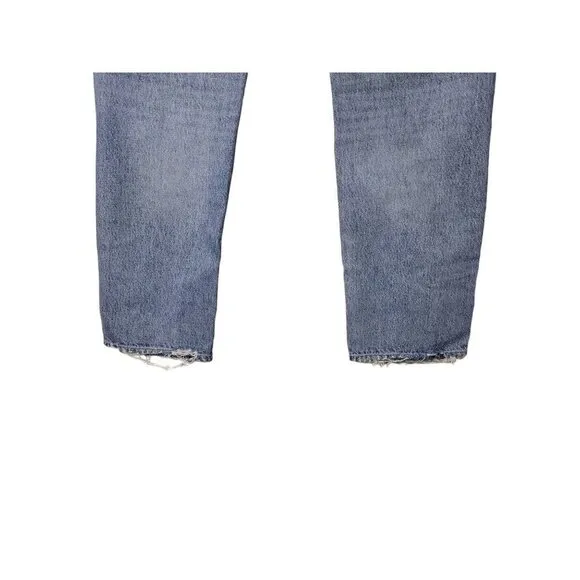 AGOLDE Jeans 90s Grunge Pinch Waist High Rise Loose Fit Ripped Button Fly USA