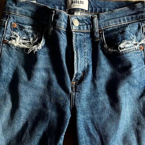 AGOLDE Toni Straight Ankle Jeans