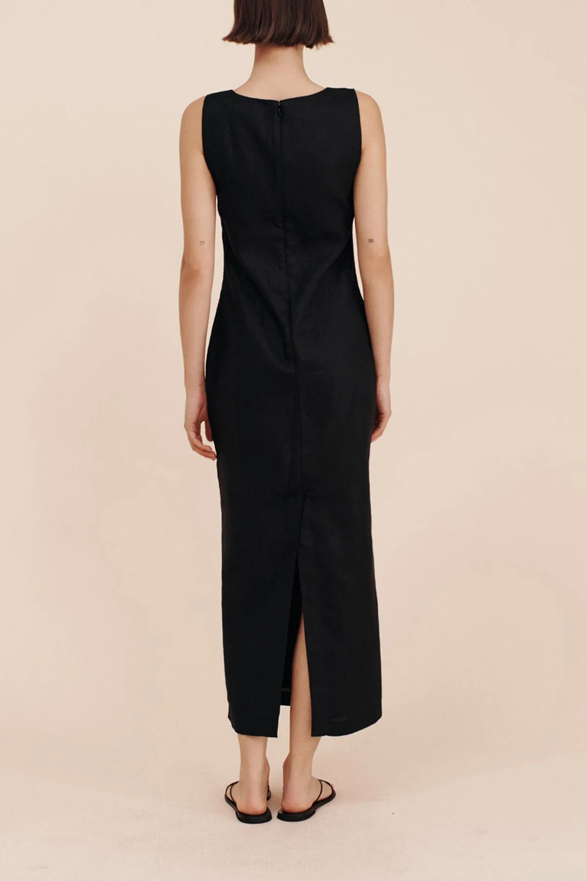 Alice Midi Dress in Black
