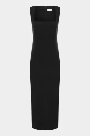 Alice Midi Dress in Black