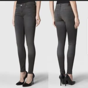 All Saints Black Ashy Low Rise Skinny Fit