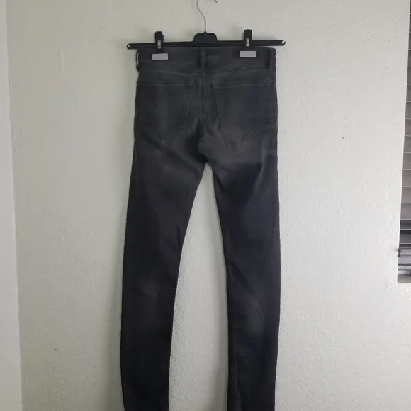 All Saints Black Ashy Low Rise Skinny Fit