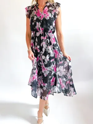 Allegra Floral Midi Dress