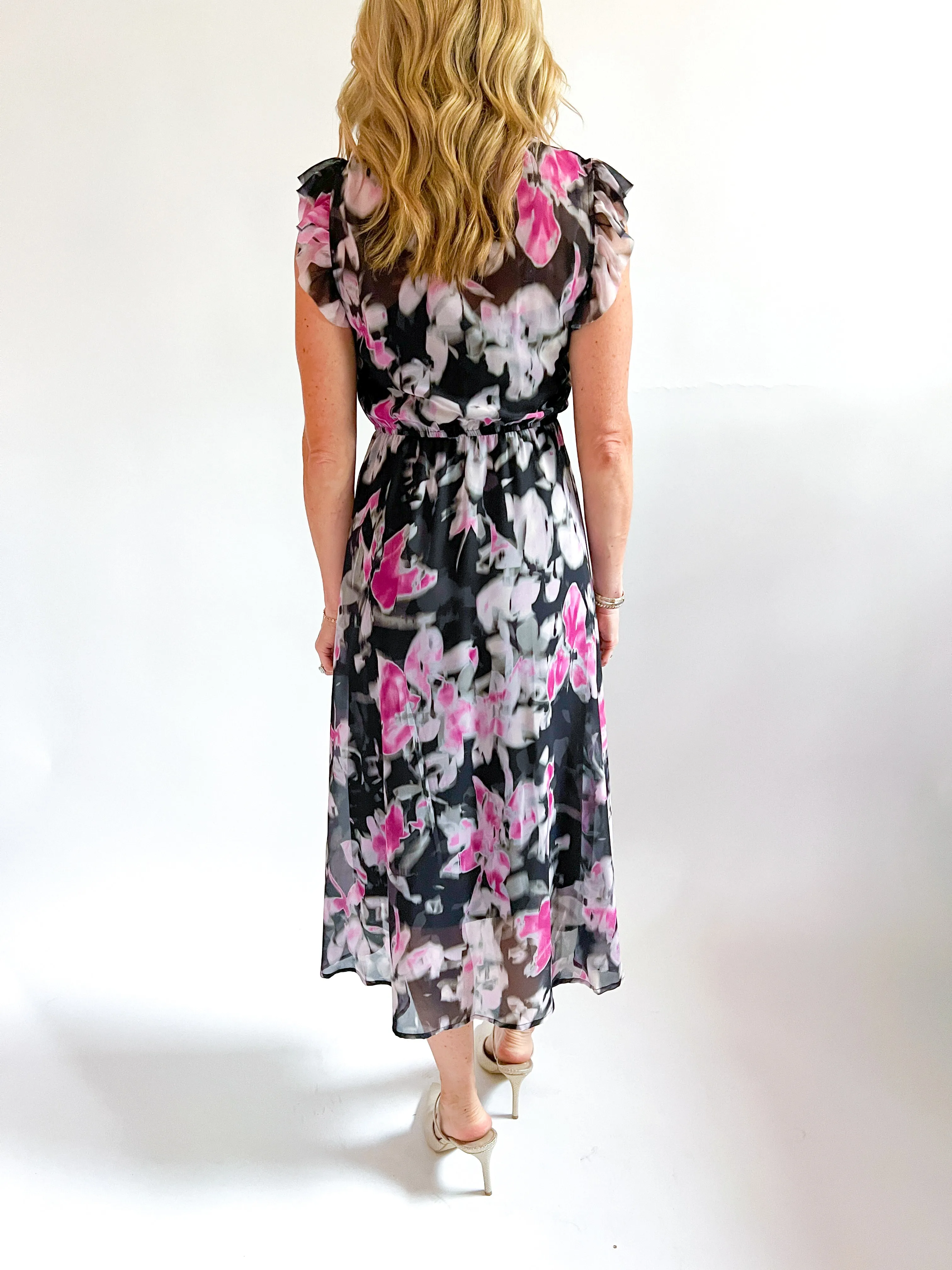 Allegra Floral Midi Dress