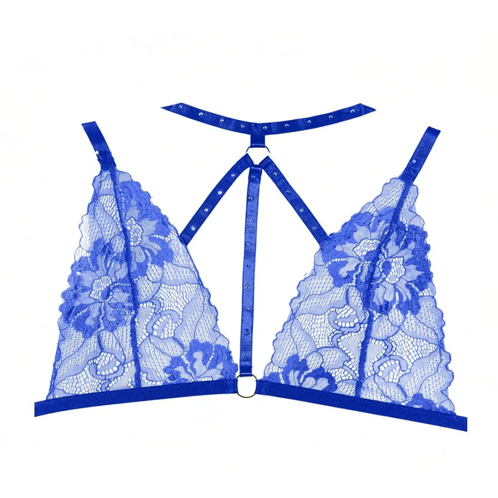 Allure Collection - Margot Bralette & Crotchless Panty Set