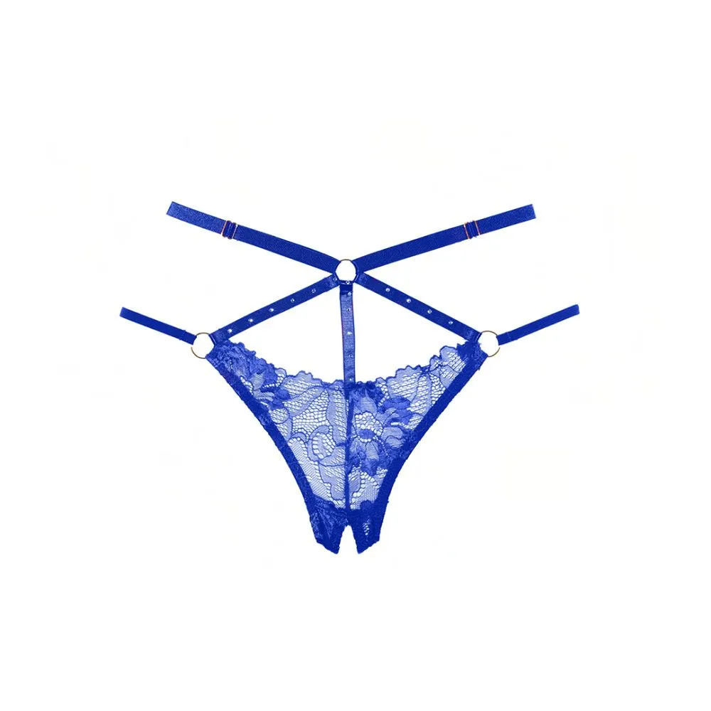Allure Collection - Margot Bralette & Crotchless Panty Set