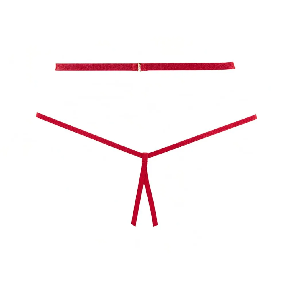 Allure Collection - Margot Bralette & Crotchless Panty Set