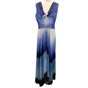 Altuzarra Blue Multi Murex Landscape Kalymnos Maxi Dress