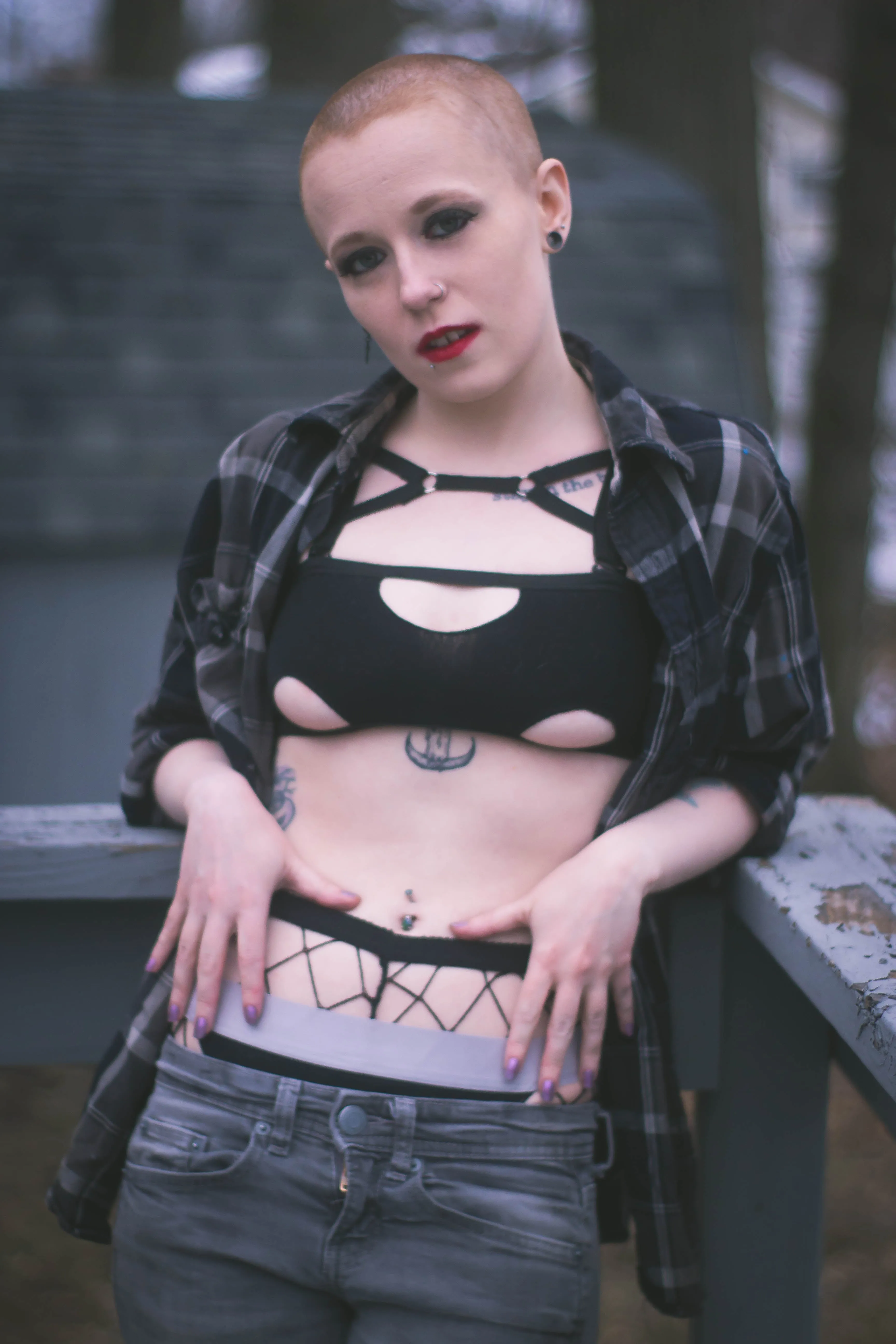 Ambrosia harness bralette with removable straps