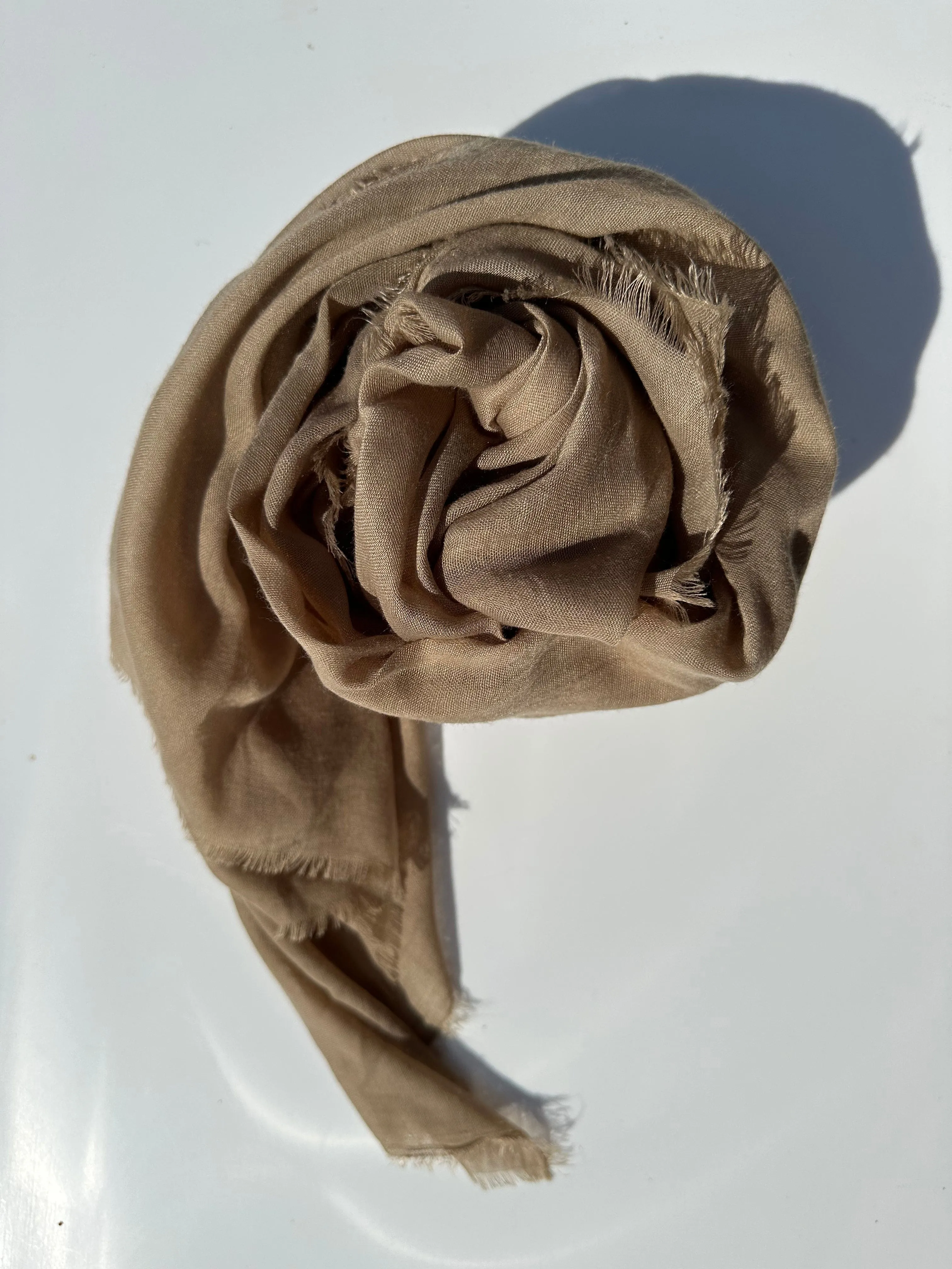 Andcopenhagen - Scarf - 100% Cotton - Siesta - Coffee