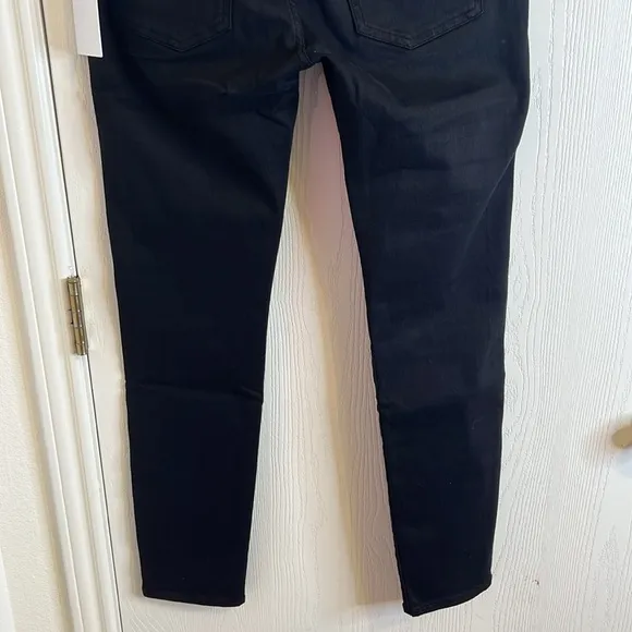 Anthropologie (Edwin) Women's Pixie Black 9&quot; Mid-Rise Skinny Jeans. Size 29