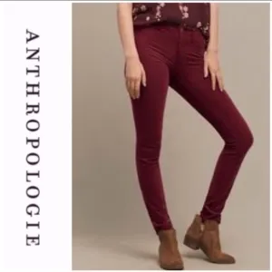 Anthropologie Pilcro and the Letterpress Burgundy Skinny Jeans / Pants