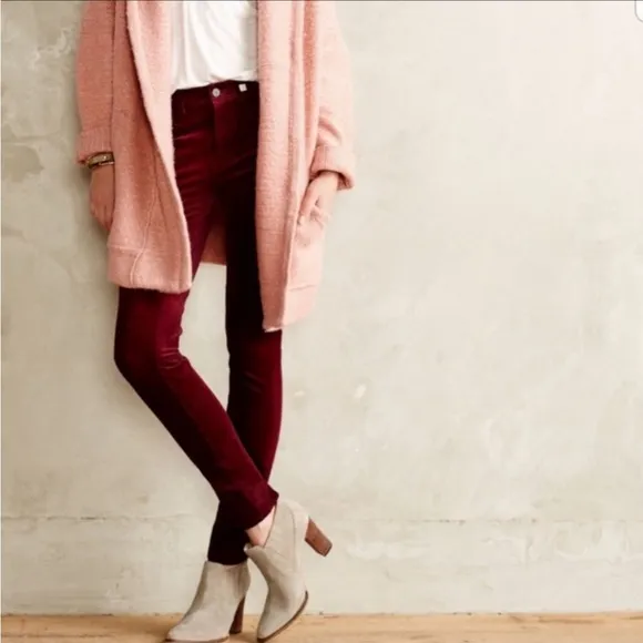 Anthropologie Pilcro and the Letterpress Burgundy Skinny Jeans / Pants