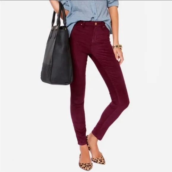 Anthropologie Pilcro and the Letterpress Burgundy Skinny Jeans / Pants