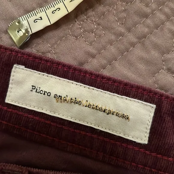 Anthropologie Pilcro and the Letterpress Burgundy Skinny Jeans / Pants