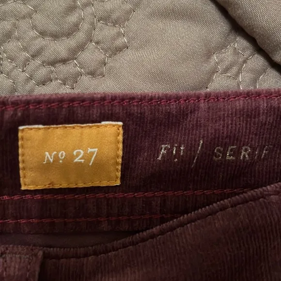 Anthropologie Pilcro and the Letterpress Burgundy Skinny Jeans / Pants