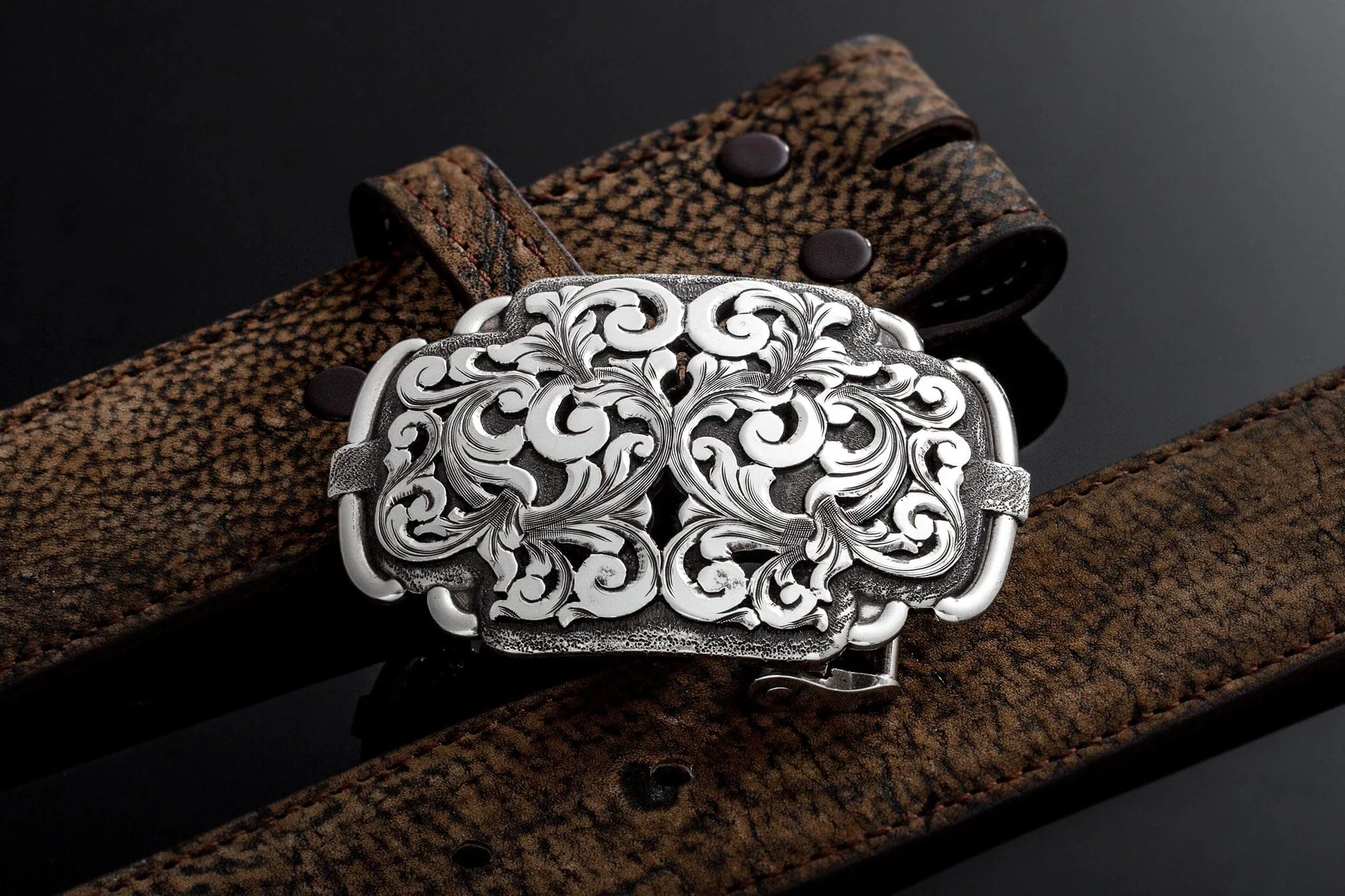 AO Corday Swirl Trophy Buckle
