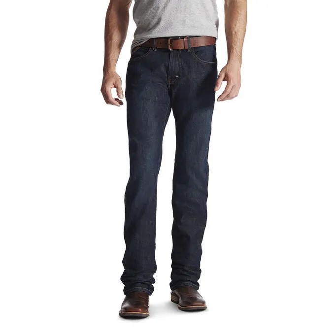 Ariat M5 Rebar Mens Slim Jeans Blackstone Black