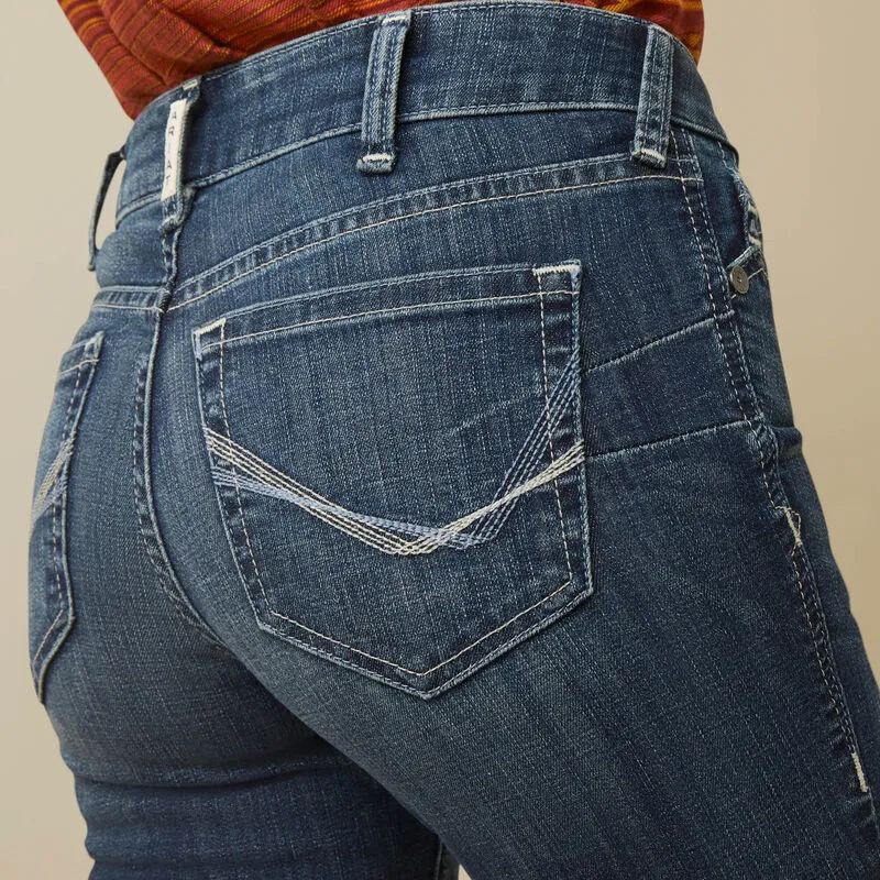 Ariat Wms REAL Perfect Rise Straight Madyson Arkansas - Renovation Sale