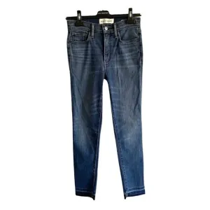 ARITZIA Denim Forum Nico Mid Rise Skinny Ankle Crop Denim Jeans Blue 27