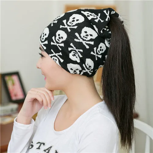arrival 2 Use Cap Knitted Scarf & Winter Hats for Women Letter Beanies Women Hip-hot Skullies girls Gorros women Beanies