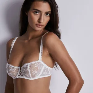Aubade Kiss of Love Half Cup Bra 2CF14 in Opale