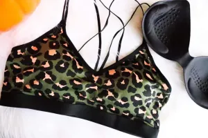 Autumn Bralette in Animal Print