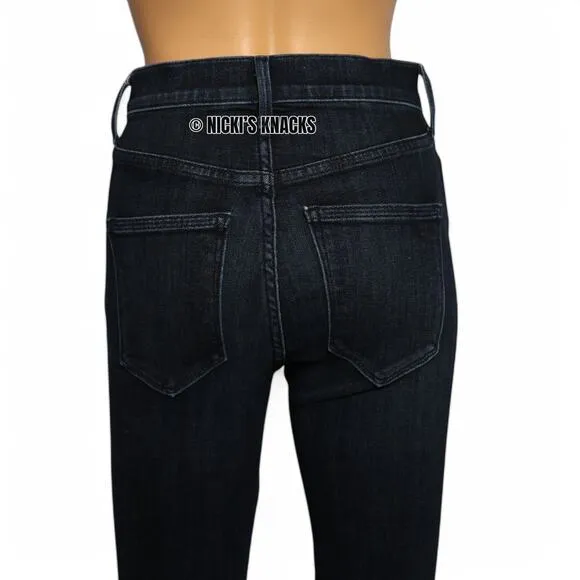 Ayr The Rise High Rise Skinny Jeans in Psychic City Dark Wash Size 24