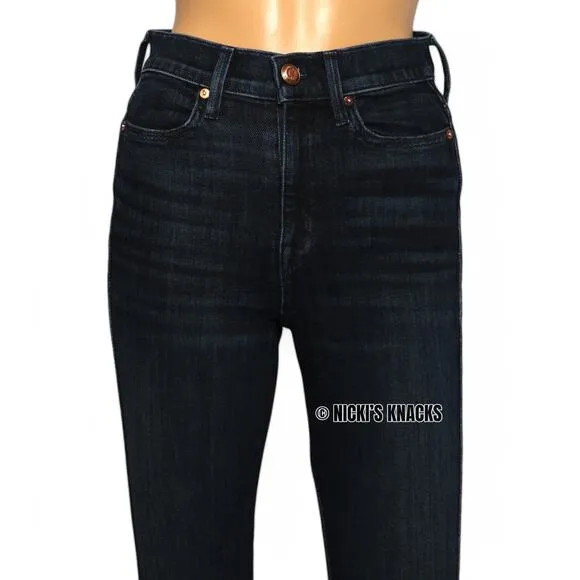 Ayr The Rise High Rise Skinny Jeans in Psychic City Dark Wash Size 24